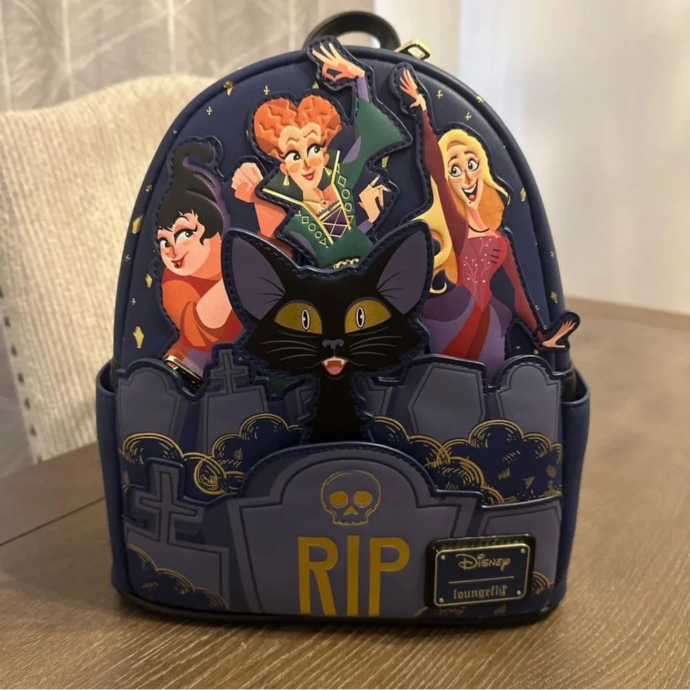 NWT Loungefly Disney Hocus‎ Pocus Sanderson Sisters Mini Backpack
